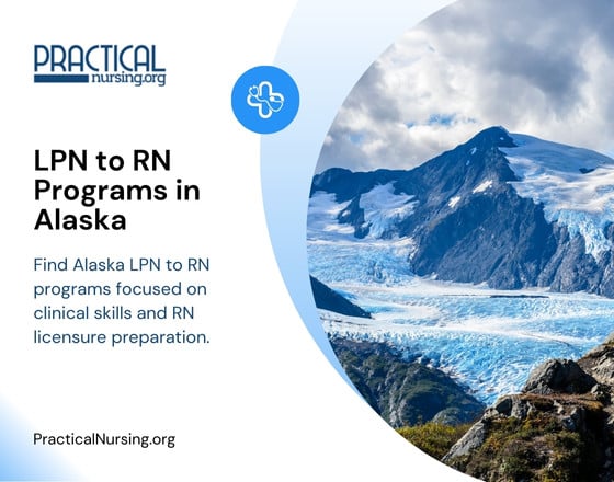 Find Alaska LPN to RN programs focused on clinical skills and RN licensure preparation.