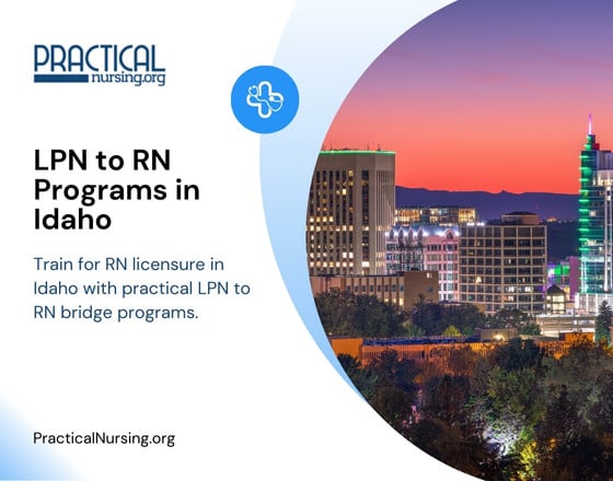 Train for RN licensure in Idaho with practical LPN to RN bridge programs.