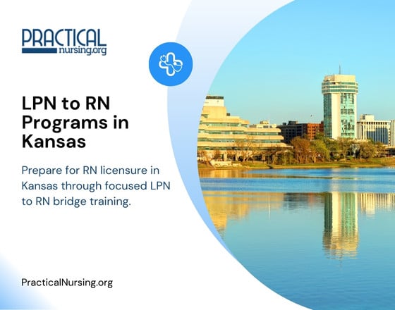 Prepare for RN licensure in Kansas through focused LPN to RN bridge training.