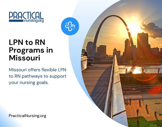 Missouri offers flexible LPN to RN pathways to support your nursing goals.