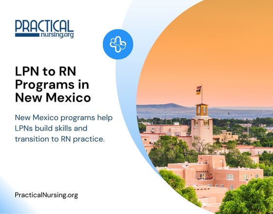 New Mexico bridge programs for lpn to rn information