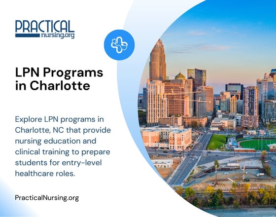 Charlotte North Carolina LPN programs offering practical nursing education and hands-on clinical experience for entry-level nursing careers