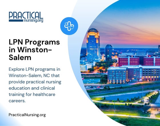 Winston-Salem North Carolina LPN programs offering nursing education and hands-on clinical experience for entry-level nursing roles