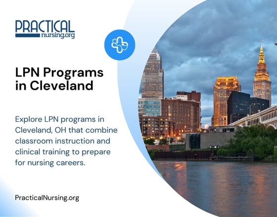 Cleveland Ohio LPN programs providing practical nursing education and hands-on clinical experience for entry-level healthcare roles