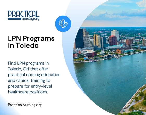 Toledo Ohio LPN programs providing nursing education and hands-on clinical experience for entry-level nursing careers