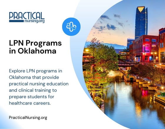 Oklahoma LPN programs offering nursing education and hands-on clinical experience for entry-level nursing roles