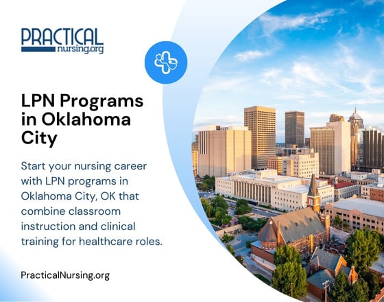 Oklahoma City LPN programs providing practical nursing education and hands-on clinical experience for entry-level nursing careers
