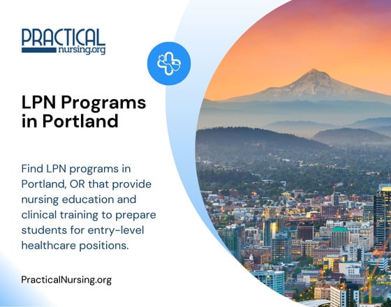 Portland Oregon LPN programs offering practical nursing education and hands-on clinical experience for entry-level nursing careers