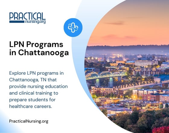Chattanooga Tennessee LPN programs offering practical nursing education and hands-on clinical experience for entry-level nursing roles