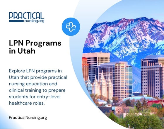 Utah LPN programs offering nursing education and hands-on clinical experience for entry-level nursing careers
