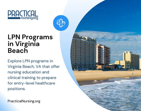 Virginia Beach Virginia LPN programs providing practical nursing education and hands-on clinical experience for entry-level nursing roles