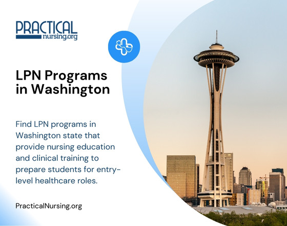 Washington state LPN programs offering practical nursing education and hands-on clinical experience for entry-level nursing careers
