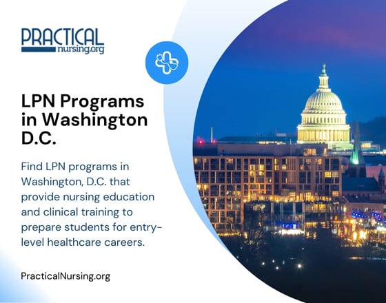 Washington D.C. LPN programs offering practical nursing education and hands-on clinical experience for entry-level nursing roles