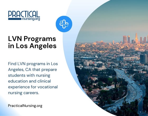 Los Angeles California LVN programs offering vocational nursing training and hands-on clinical preparation for entry-level healthcare roles