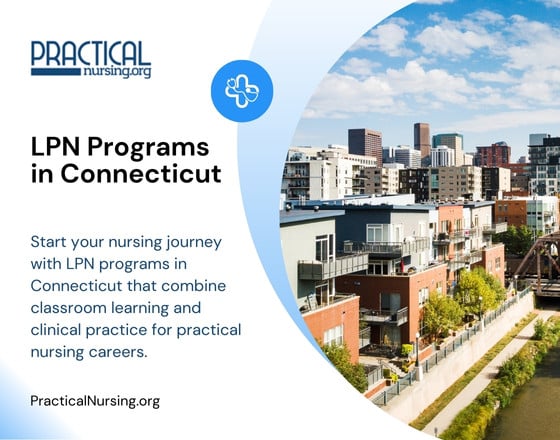 Connecticut LPN programs providing nursing education and hands-on clinical training for entry-level healthcare roles
