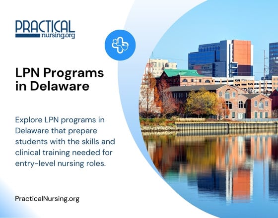 Delaware LPN programs offering nursing education and hands-on clinical experience for practical nursing careers