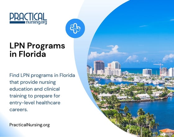 Florida LPN programs offering practical nursing education and hands-on clinical experience for entry-level nursing roles