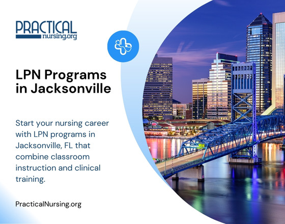 Jacksonville Florida LPN programs offering practical nursing education and hands-on clinical experience for entry-level healthcare roles