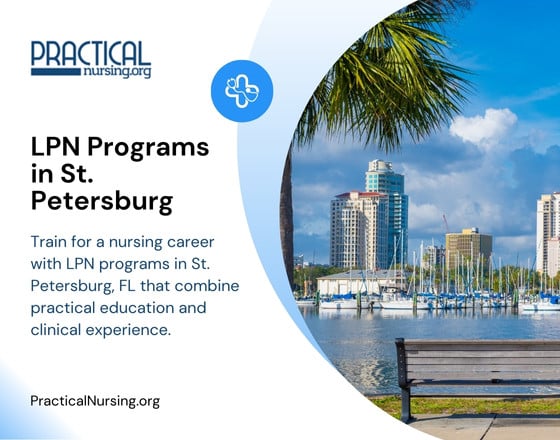 St. Petersburg Florida LPN programs offering nursing education and hands-on clinical training for entry-level healthcare roles