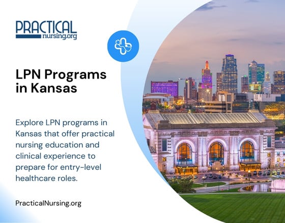 Kansas LPN programs providing nursing education and hands-on clinical training for entry-level nursing careers