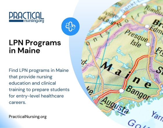 Maine LPN programs offering practical nursing education and hands-on clinical experience for entry-level nursing roles