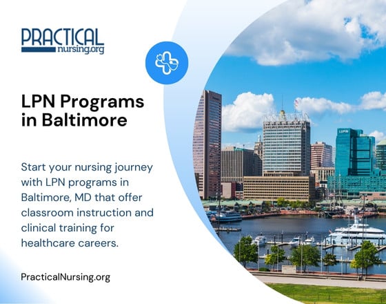 Baltimore Maryland LPN programs providing nursing education and hands-on clinical experience for entry-level nursing roles