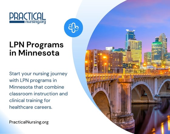 Minnesota LPN programs providing practical nursing education and hands-on clinical experience for entry-level nursing roles