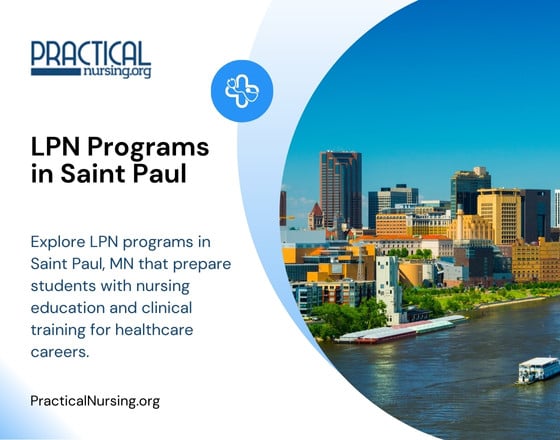 Saint Paul Minnesota LPN programs providing practical nursing education and hands-on clinical experience for entry-level nursing roles