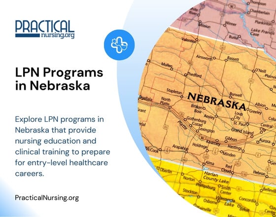 Nebraska LPN programs offering practical nursing education and hands-on clinical experience for entry-level nursing roles