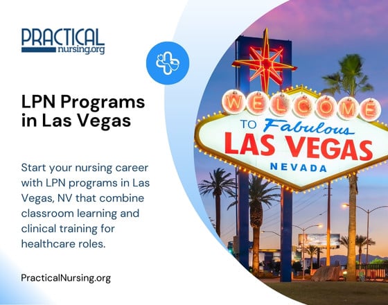 Las Vegas Nevada LPN programs offering practical nursing education and hands-on clinical experience for entry-level nursing careers