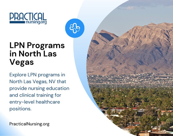 North Las Vegas Nevada LPN programs offering practical nursing education and hands-on clinical experience for entry-level nursing roles