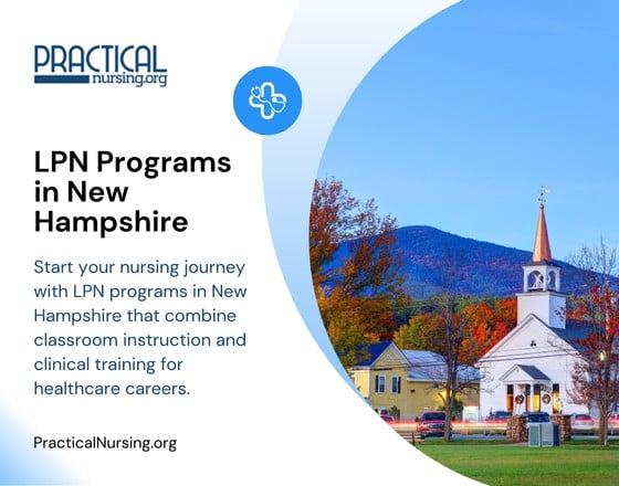 New Hampshire LPN programs offering practical nursing education and hands-on clinical experience for entry-level nursing roles