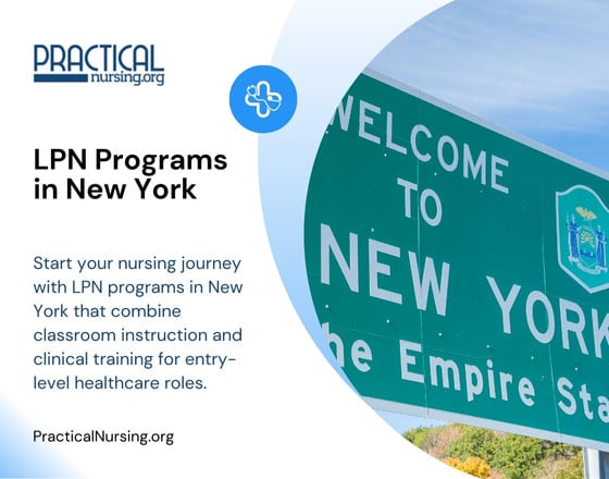 New York LPN programs offering practical nursing education and hands-on clinical experience for entry-level nursing careers
