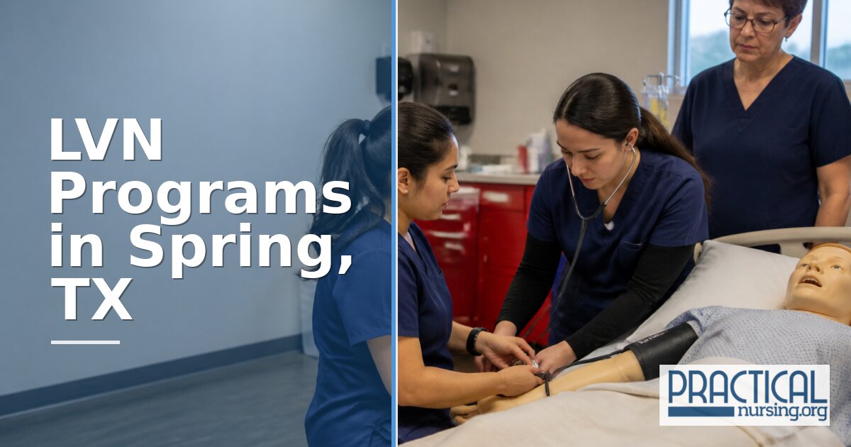 LVN Programs in Spring, TX 2027