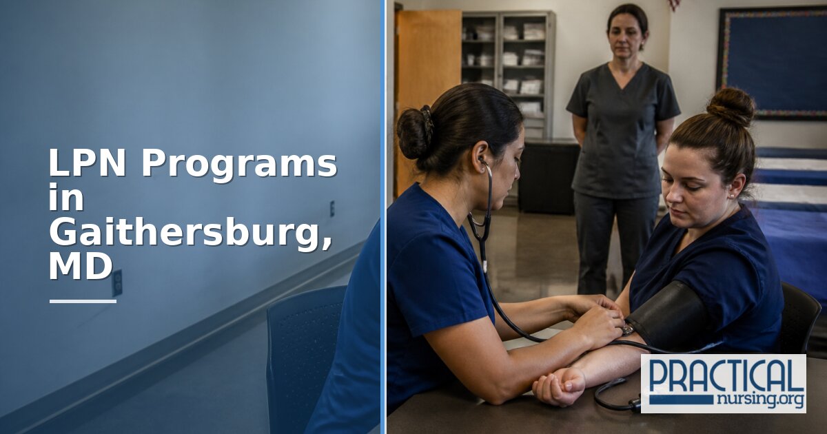 LPN Programs in Gaithersburg, MD 2027