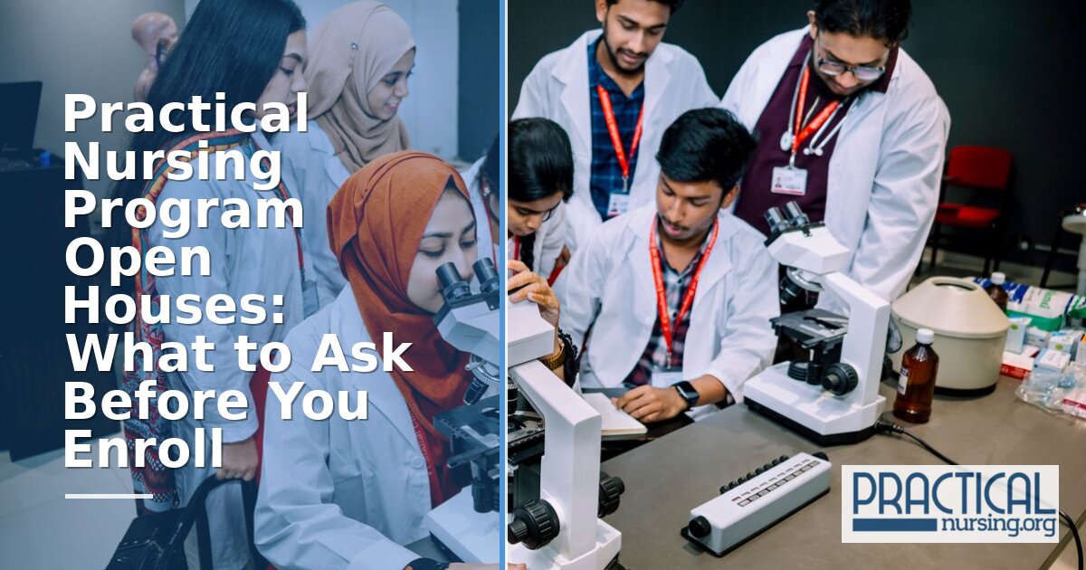 Practical Nursing Open House Questions to Ask Before Enrolling