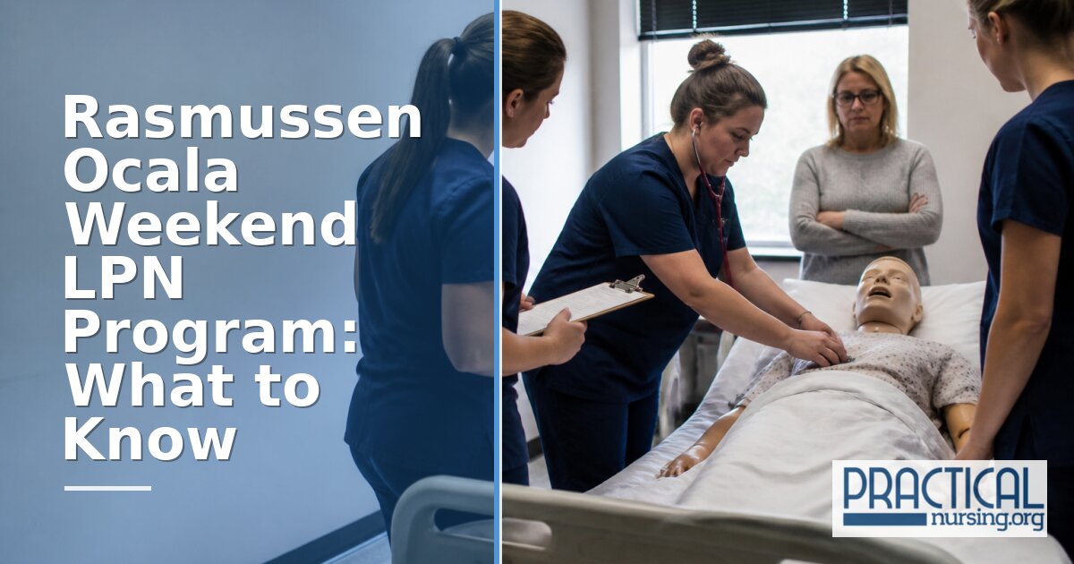 Rasmussen University Ocala Weekend LPN Program: What to Know