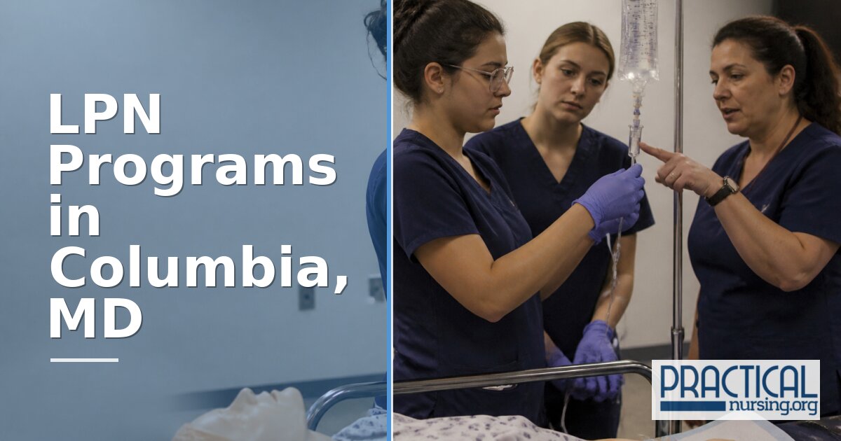 LPN Programs in Columbia, MD 2027