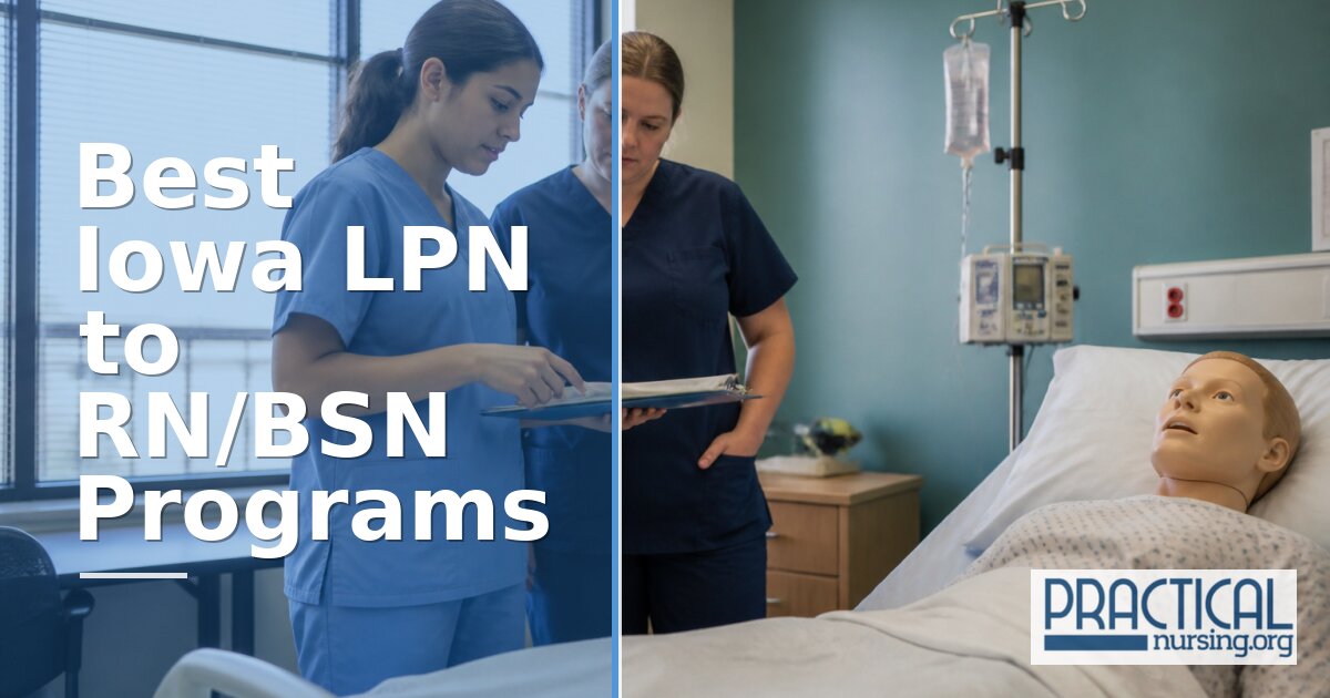 Best LPN to RN/BSN Programs in Iowa 2027