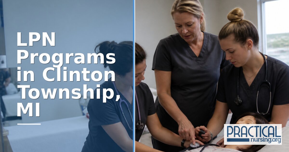 LPN Programs in Clinton Township, MI 2027