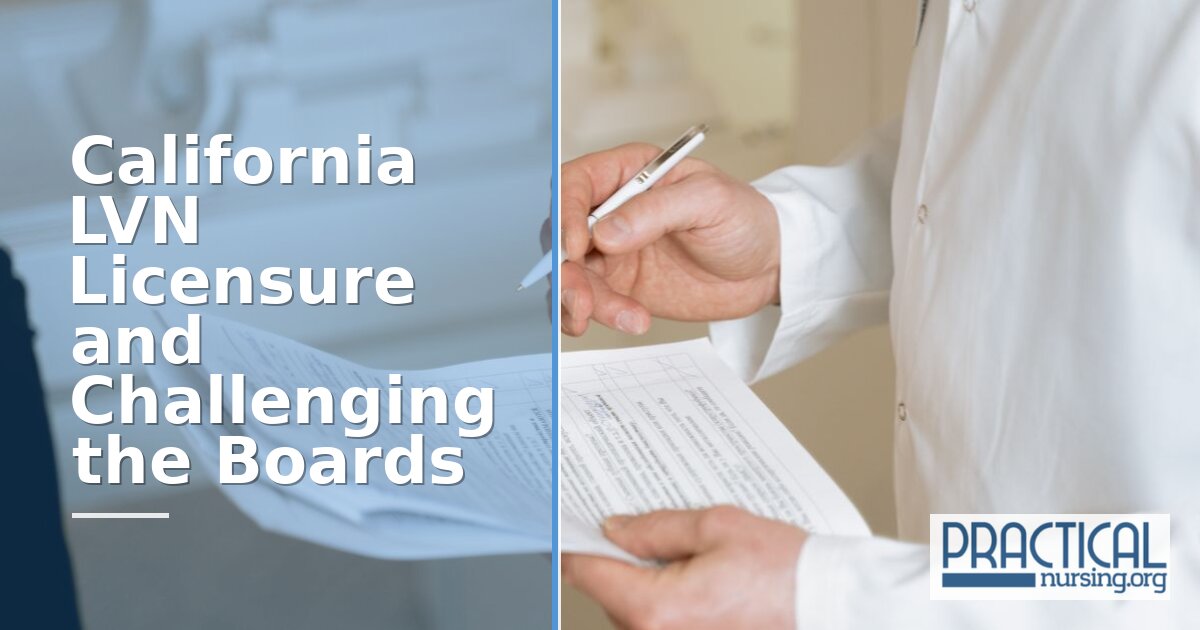 California LVN Challenge Boards: BVNPT Licensure Guide