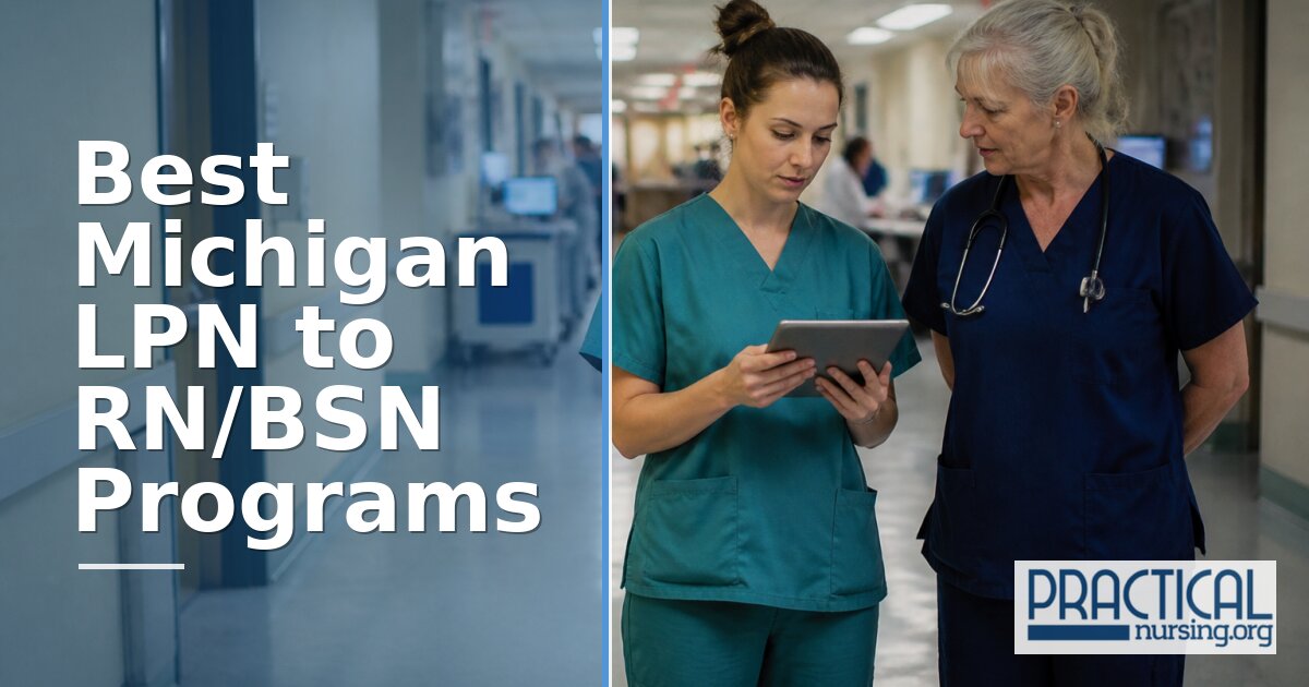 Best LPN to RN/BSN Programs in Michigan 2027