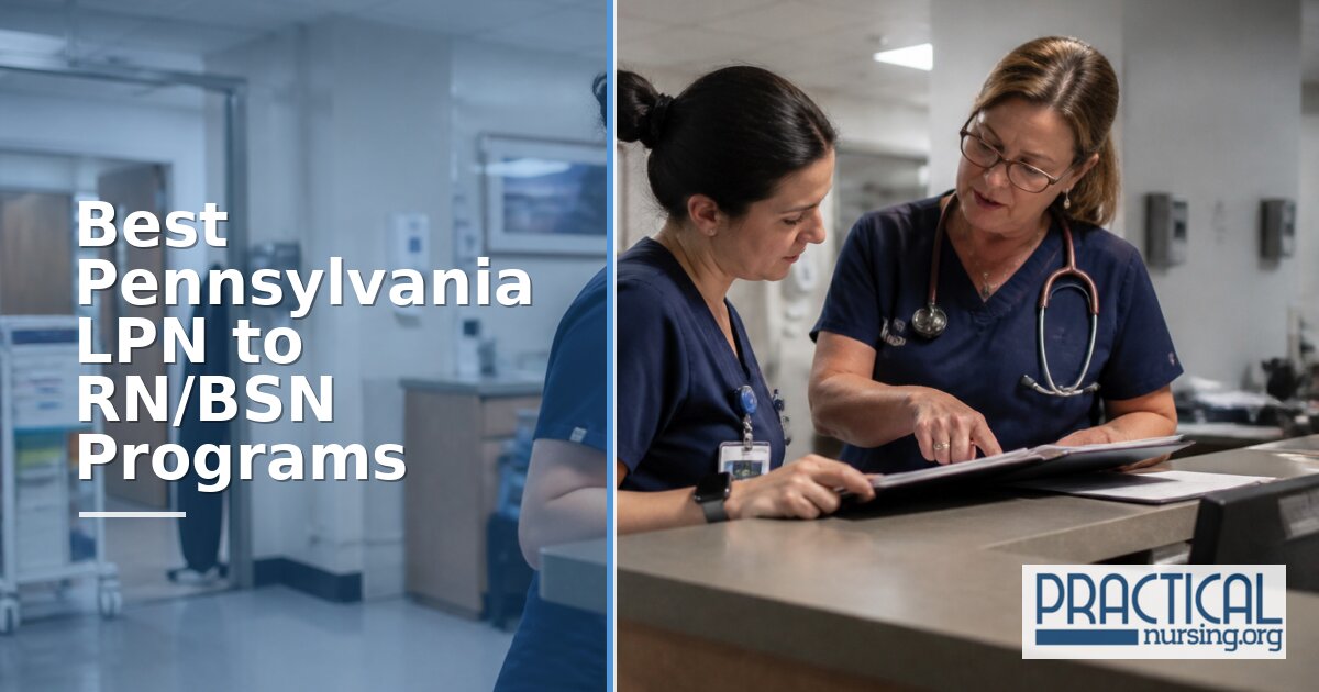 Best LPN to RN/BSN Programs in Pennsylvania 2027