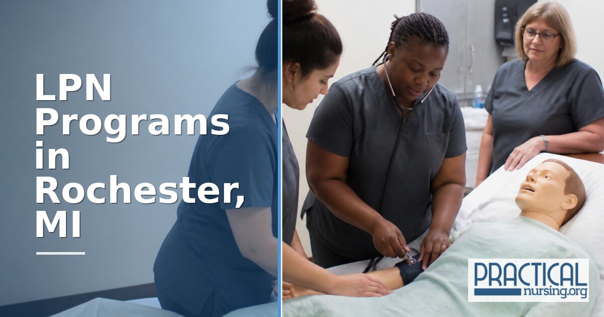 LPN Programs in Rochester, MI 2027