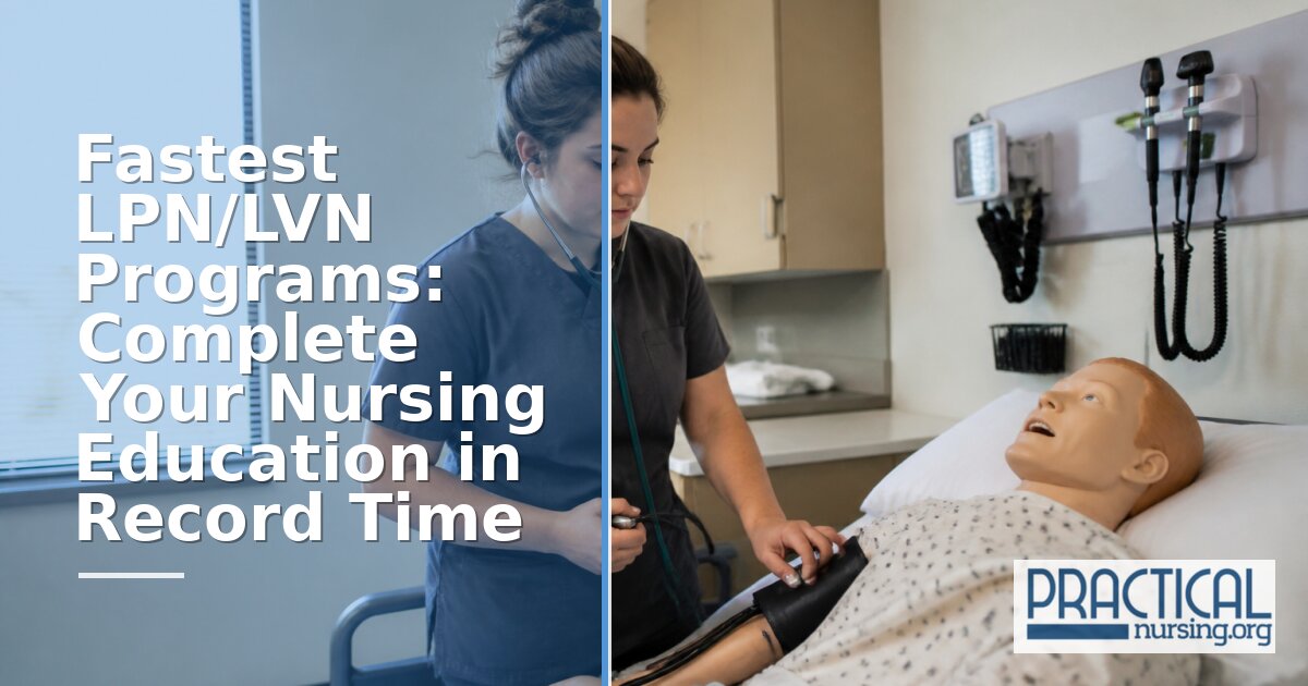 Top Fastest LPN Schools Online 2027