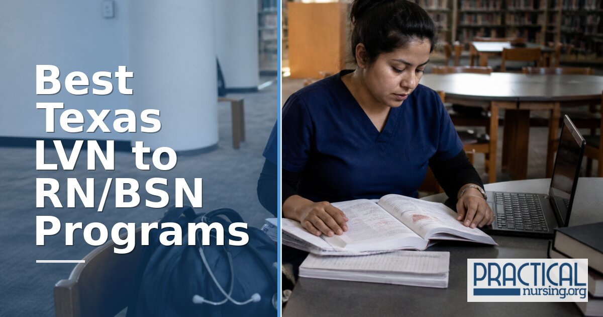 Best LVN to RN/BSN Programs in Texas 2027