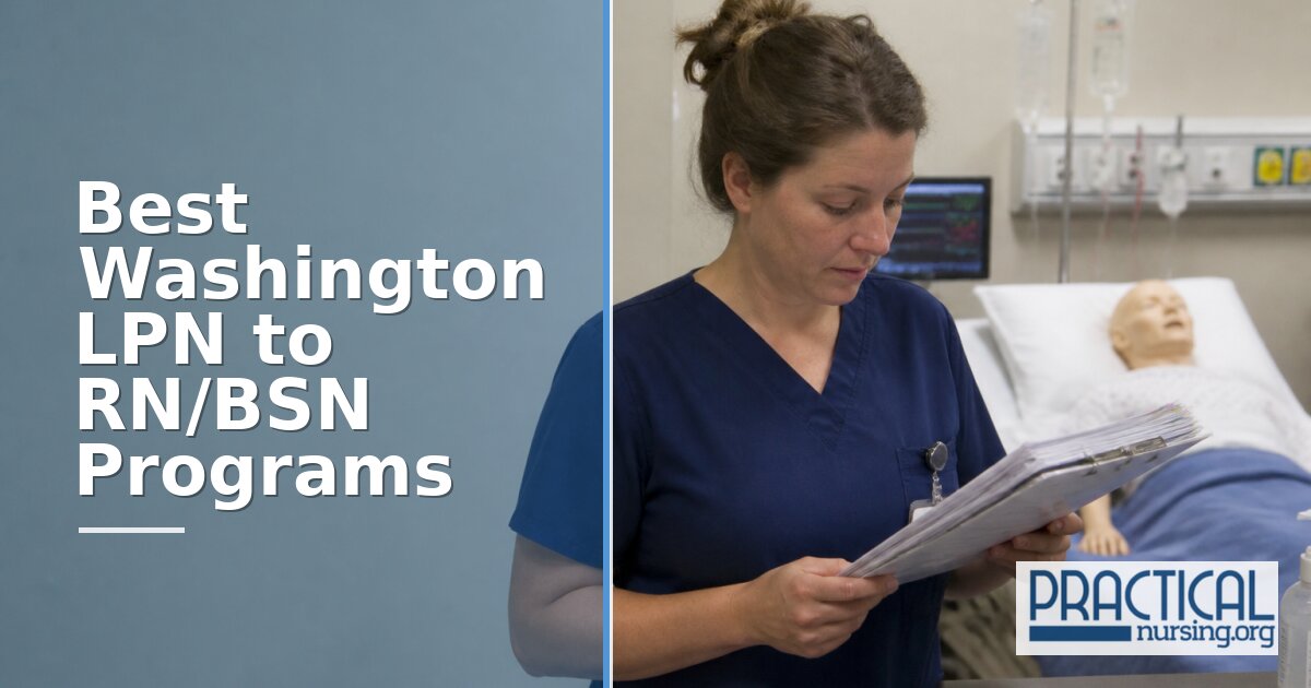 Best LPN to RN/BSN Programs in Washington 2027