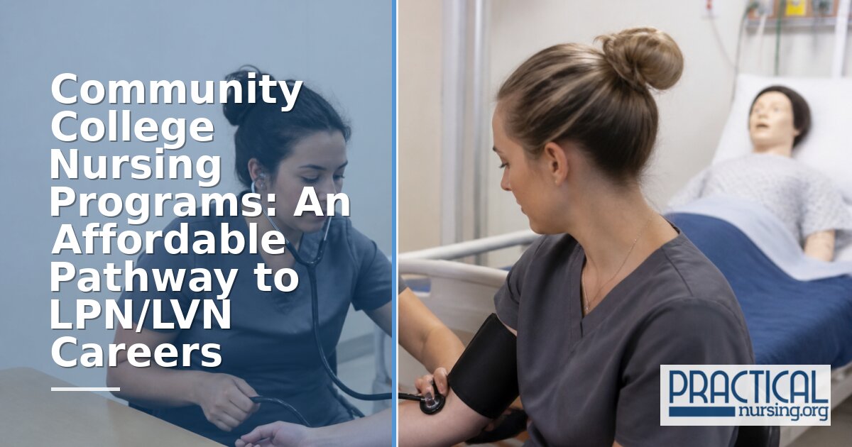 Community College LPN Programs: Cost, Admissions & More